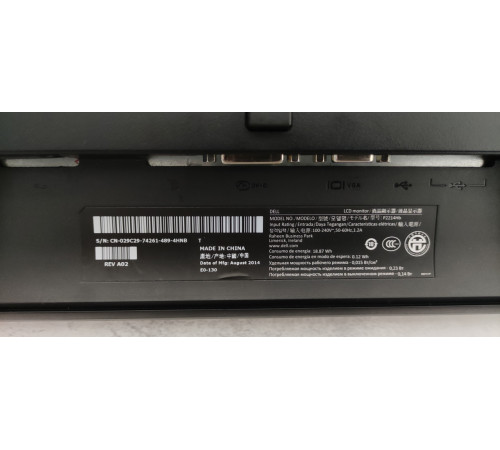 Монитор 21.5" Dell p2214h 1920x1080 16:9 IPS WLED