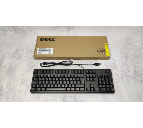 Профессиональная клавиатура USB Slim Dell KB212-B NEW