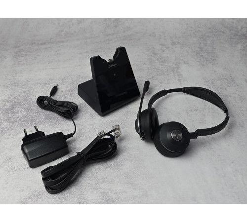 Профессиональная беспроводная Bluetooth гарнитура Jabra Engage 75 Stereo Б/У