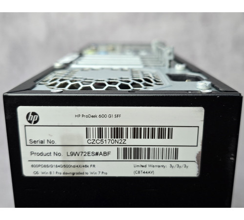 Компьютер ПК HP 600 G1 SFF i5-4430 8GB DDR3 128Gb SSD