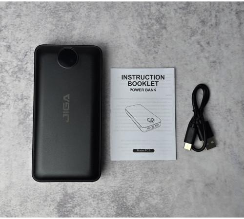 Павербанк Power Bank PC5 JIGA 30000mAh 22,5W QC3.0 Black NEW Новый