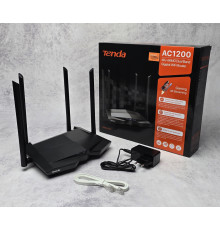 Wi-Fi Роутер Tenda AC10 (AC1200) 4 антенны Black NEW Новый