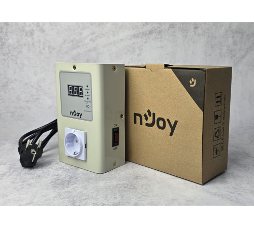 Стабилизатор напряжения (Реле напряжения) Njoy Royer 16А White NEW Новый