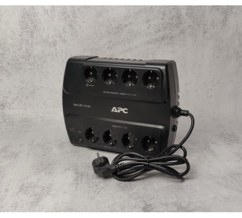 Источник бесперебойного питания (ИБП) APC Back-UPS ES 550VA (BE550G-RS)+ АКБ 12V 7AH