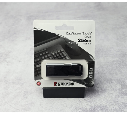 Флэш память Kingston 256GB USB 3.2 DataTraveler Exodia DTXON/256GB NEW Новая