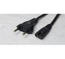 Сетевой кабель питания 220 V IEC C7 2pin 1.8 м