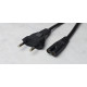 Сетевой кабель питания 220 V IEC C7 2pin 1.8 м