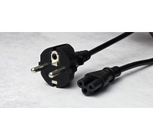 Кабель питания 220 V CEE 7/7 – IEC C5, 3pin. 1.8 м