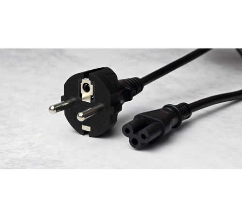 Кабель питания 220 V CEE 7/7 – IEC C5, 3pin. 1.8 м
