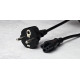 Кабель питания 220 V CEE 7/7 – IEC C5, 3pin. 1.8 м