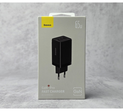 Сетевое зарядное устройство Baseus GaN5Pro65W Black NEW Новый