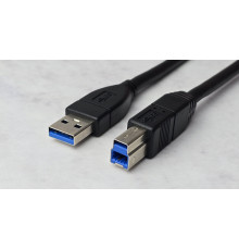Кабель для принтера USB 3.0 AM/BM 1.5 м Black
