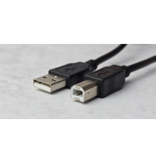 Кабель для принтера USB 2.0 AM/BM 1.5 м Black