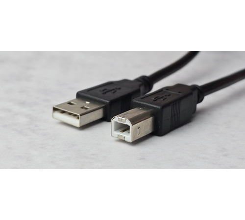 Кабель для принтера USB 2.0 AM/BM 1.5 м Black