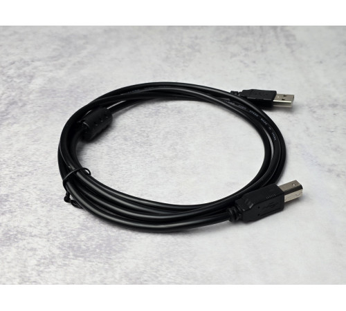 Кабель для принтера USB 2.0 AM/BM 1.5 м Black