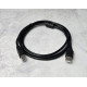 Кабель для принтера USB 2.0 AM/BM 1.5 м Black
