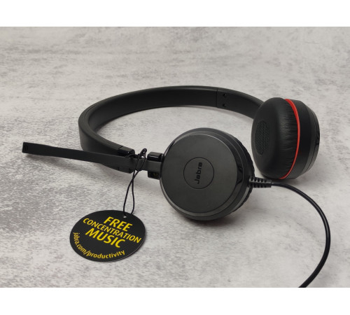 Профессиональная USB гарнитура Jabra Evolve 20 MS Stereo Экокожа