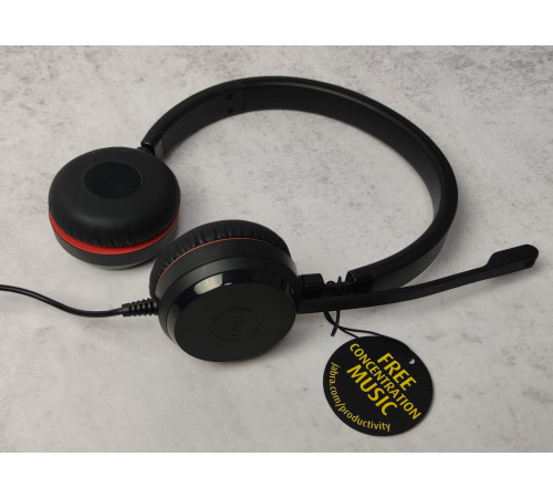 Профессиональная USB гарнитура Jabra Evolve 20 MS Stereo Экокожа