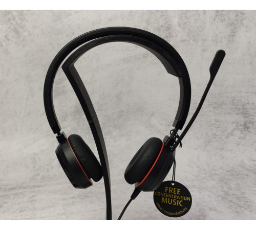 Профессиональная USB гарнитура Jabra Evolve 20 MS Stereo Экокожа