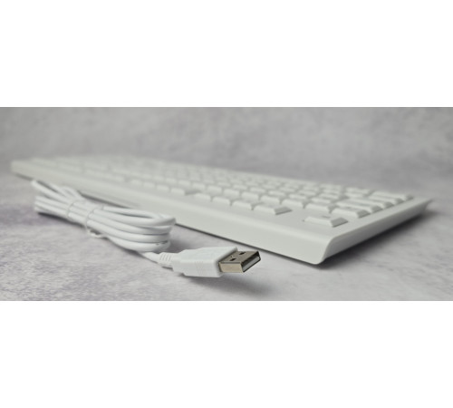 Современная клавиатура Cherry KC 1000 1.8 м USB 2.0 Белая White NEW