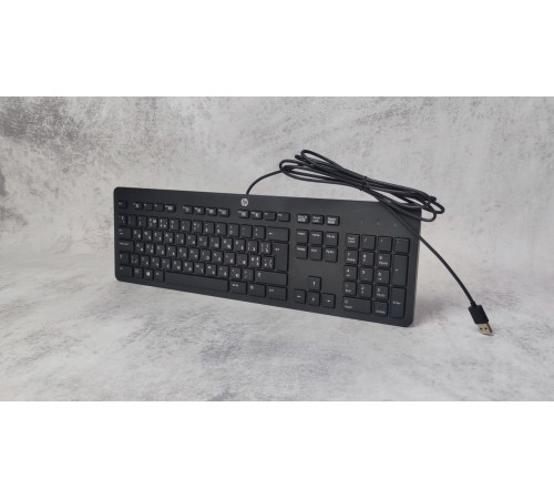 Современная клавиатура HP USB Slim KB для комфорта 1.8 м Black NEW