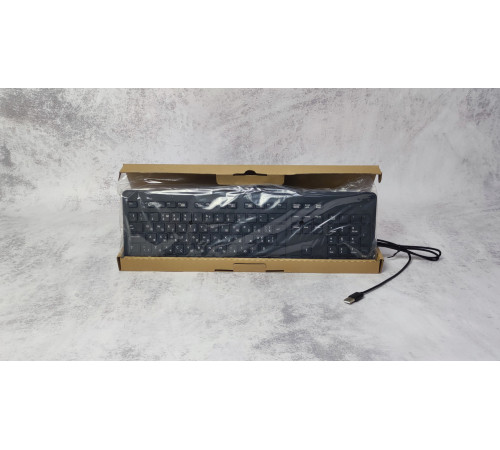 Современная клавиатура HP USB Slim KB для комфорта 1.8 м Black NEW