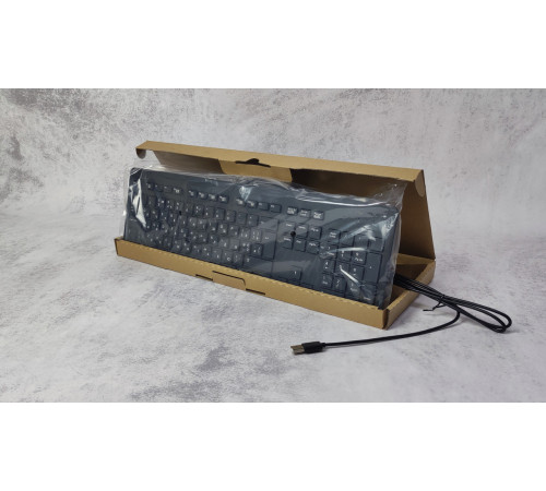 Современная клавиатура HP USB Slim KB для комфорта 1.8 м Black NEW