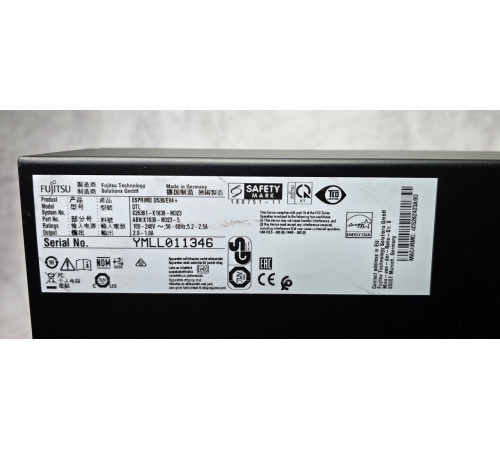 Компьютер Fujitsu Esprimo D538 SFF 8th Gen 8Gb DDR4 256Gb SSD