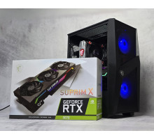 Игровой ПК компьютер RTX 3070 MSI Suprim X Ryzen 5 3500 Chieftec 750W 16Gb DDR4 NVMe 250Gb SSD+HDD 1Tbb