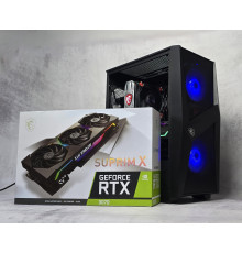 Игровой ПК компьютер RTX 3070 MSI Suprim X Ryzen 5 3500 Chieftec 750W 16Gb DDR4 NVMe 250Gb SSD+HDD 1Tbb