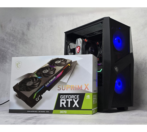 Игровой ПК компьютер RTX 3070 MSI Suprim X Ryzen 5 3500 Chieftec 750W 16Gb DDR4 NVMe 250Gb SSD+HDD 1Tbb