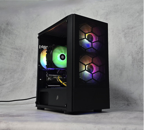 Игровой ПК компьютер GTX 1660 Super Ryzen 5 3600 16GB DDR4 512GB SSD M.2 NVME 1stPlayer PS-600FK 600W