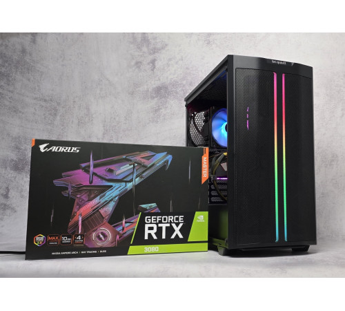 Игровой ПК компьютер Be quiet! i5-13600kf RTX 3080 Aorus 32Gb DDR4 1Tb NVMe SSD M.2(Новый) БП 1000W