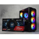 Игровой ПК компьютер Radeon RX6800 Ryzen 5 7500F 32GB DDR5 NVME 1Tb NVME SSD M.2 SeaSonic 850W Black NEW