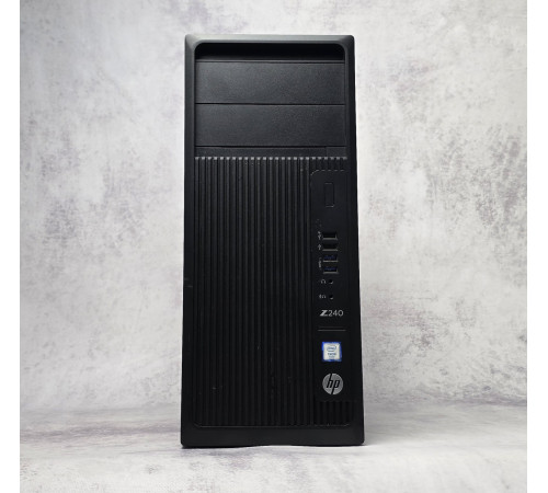 Игровой ПК компьютер HP Z240 Xeon E3-1270 v6 GTX1660Ti/Super 16GB DDR4 256Gb NVMe SSD M.2 + HDD 3.5 750Gb