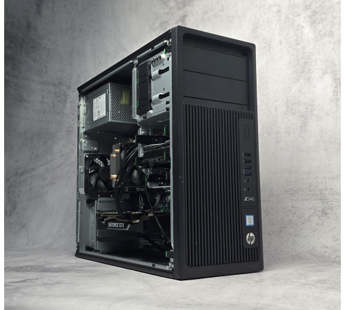Игровой ПК компьютер HP Z240 Xeon E3-1270 v6 GTX1660Ti/Super 16GB DDR4 256Gb NVMe SSD M.2 + HDD 3.5 750Gb