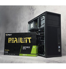 Игровой ПК компьютер HP Z240 Xeon E3-1270 v6 GTX1660Ti/Super 16GB DDR4 256Gb NVMe SSD M.2 + HDD 3.5 750Gb