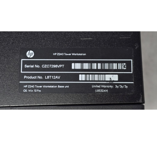 Игровой ПК компьютер HP Z240 Xeon E3-1270 v6 GTX1660Ti/Super 16GB DDR4 256Gb NVMe SSD M.2 + HDD 3.5 750Gb