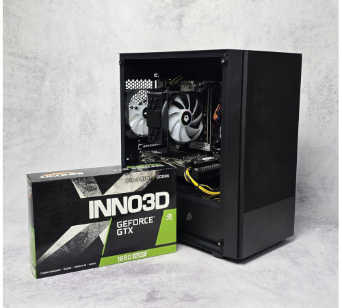 Игровой ПК компьютер GTX 1660 Super Ryzen 5 3600 16GB DDR4 512GB SSD M.2 NVME 1stPlayer PS-600FK 600W