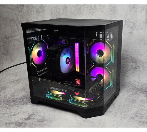 Игровой ПК компьютер Qube GF RTX3080 Ryzen 5 7500F 32Gb DDR5 1Tb Patriot P300 NVMe SSD M.2 850W NEW