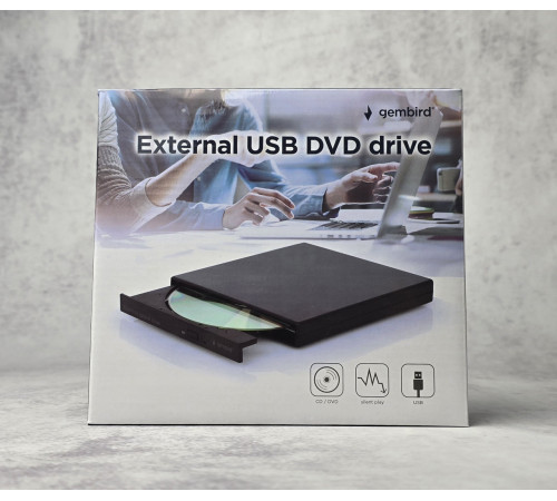 Внешний DVD привод Gembird DVD-USB-04 Новый NEW
