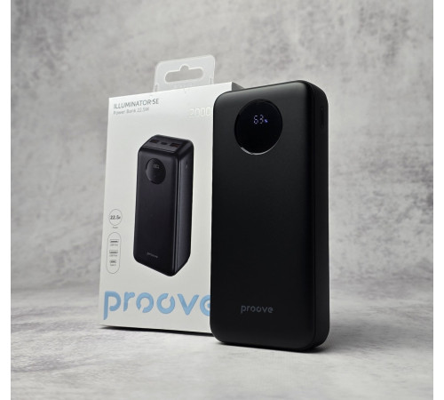 Повербанк PowerBank Proove Illuminator SE 20000mAh PD+QC 22.5W Новый NEW