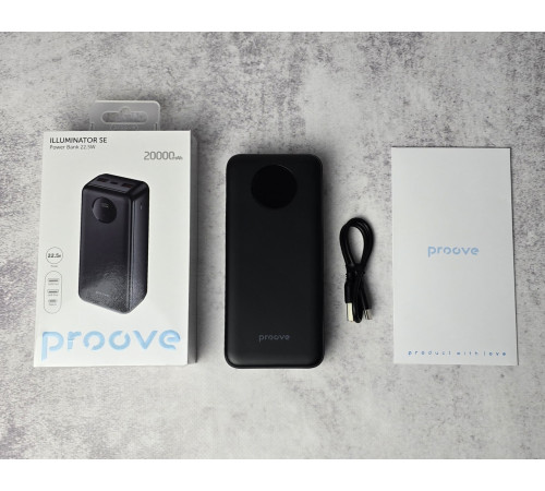 Повербанк PowerBank Proove Illuminator SE 20000mAh PD+QC 22.5W Новый NEW