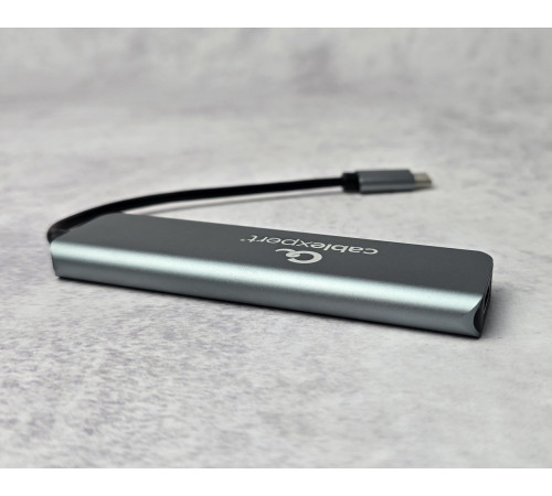 Мультипортовый адаптер USB Type-C Cablexpert UHB-CM-CRU3P1U2P2-01 Новый NEW