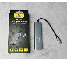 Мультипортовый адаптер USB Type-C Cablexpert UHB-CM-CRU3P1U2P2-01 Новый NEW