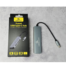 Мультипортовый адаптер USB Type-C Cablexpert UHB-CM-CRU3P1U2P2-01 Новый NEW