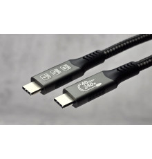 Кабель USB 4 Type-C to Type-C Thunderbolt 4 PD 240W 40 Гбит/с 1.8 м Black Новый NEW